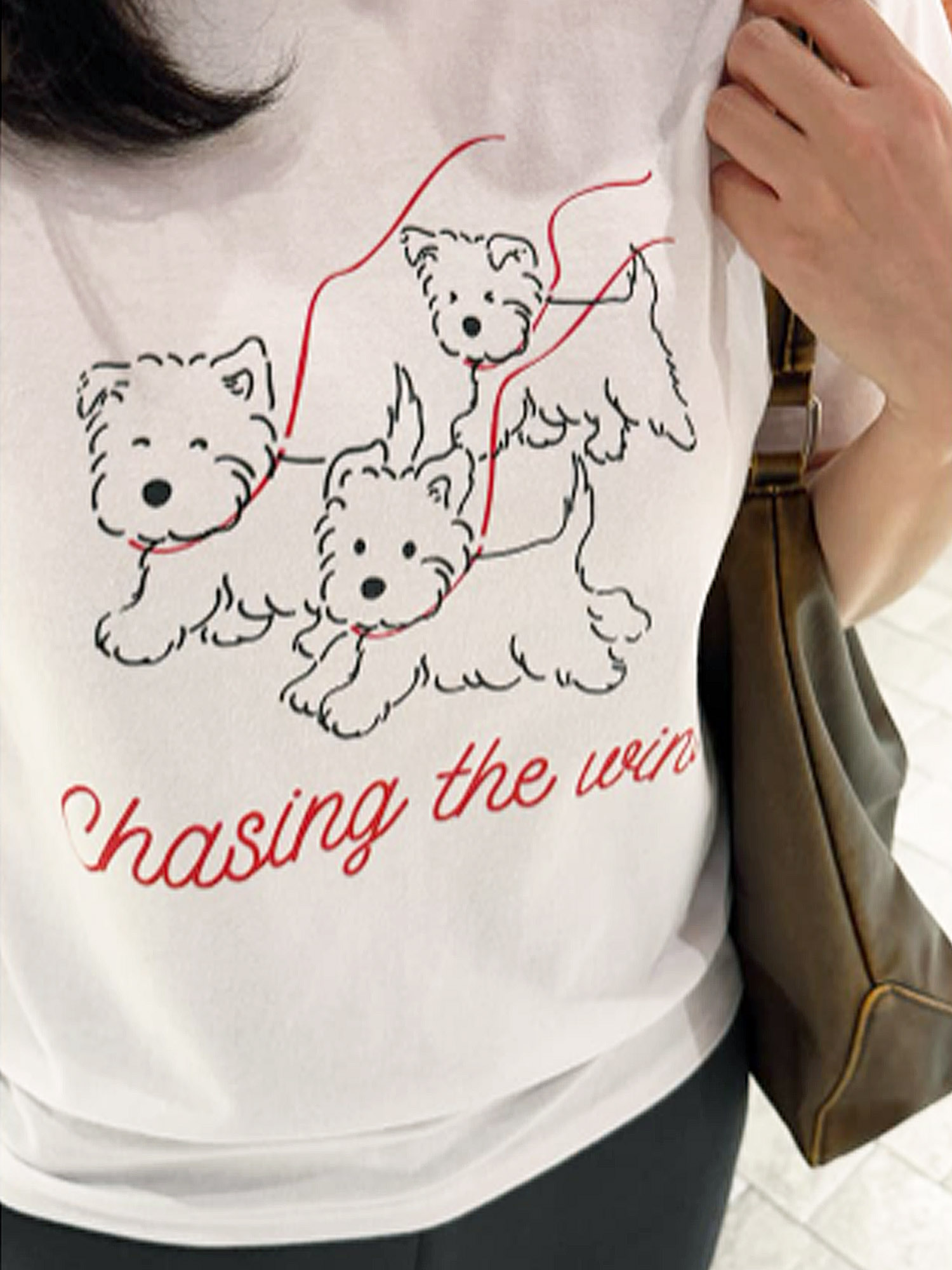 ドッグプリント半袖Tシャツ | 詳細画像3