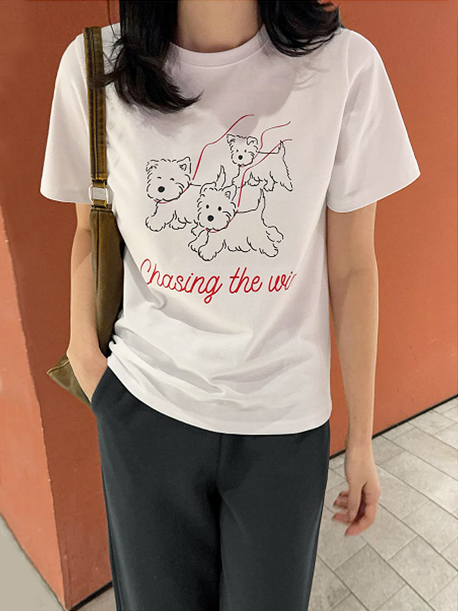 ドッグプリント半袖Tシャツ | 詳細画像5