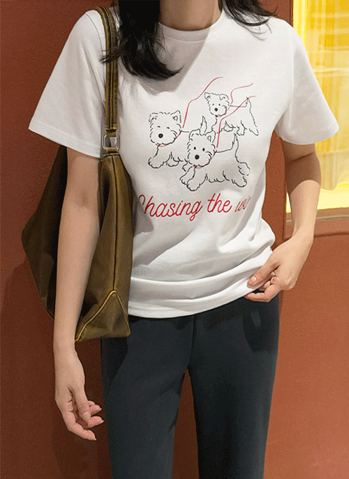 ドッグプリント半袖Tシャツ | 詳細画像9
