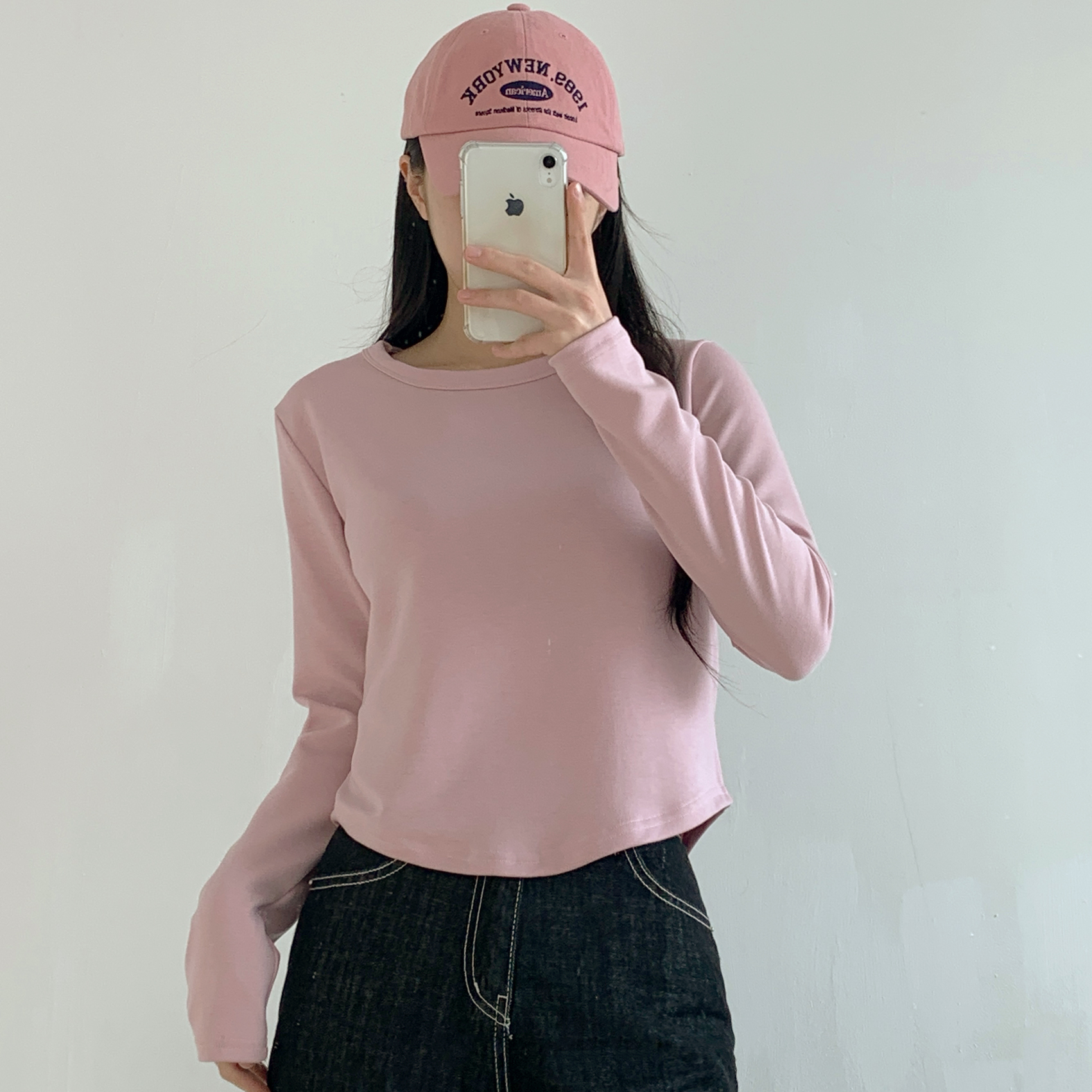 ラウンドヘムクロップドTシャツ | 詳細画像2