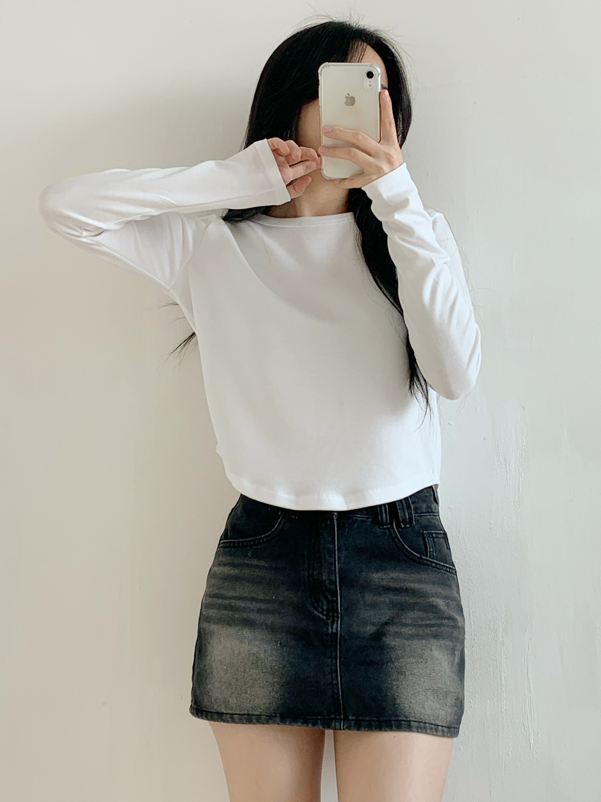 ラウンドヘムクロップドTシャツ | 詳細画像11