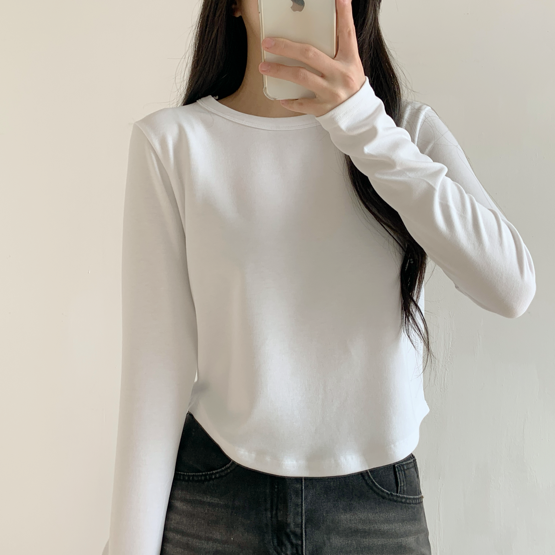 ラウンドヘムクロップドTシャツ | 詳細画像19