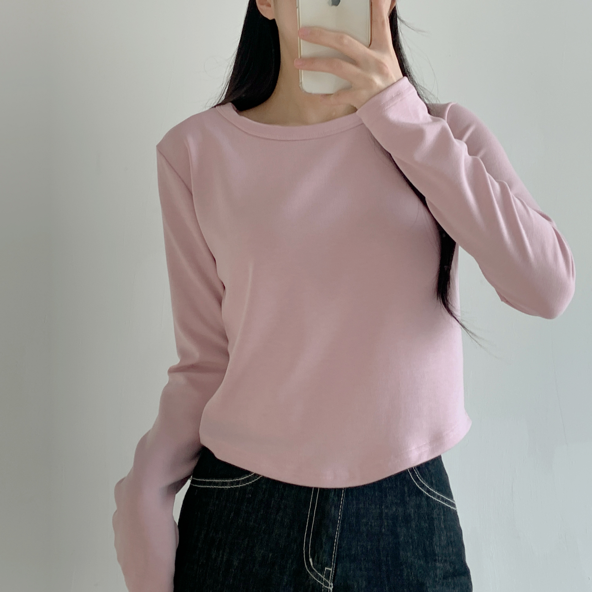 ラウンドヘムクロップドTシャツ | 詳細画像4