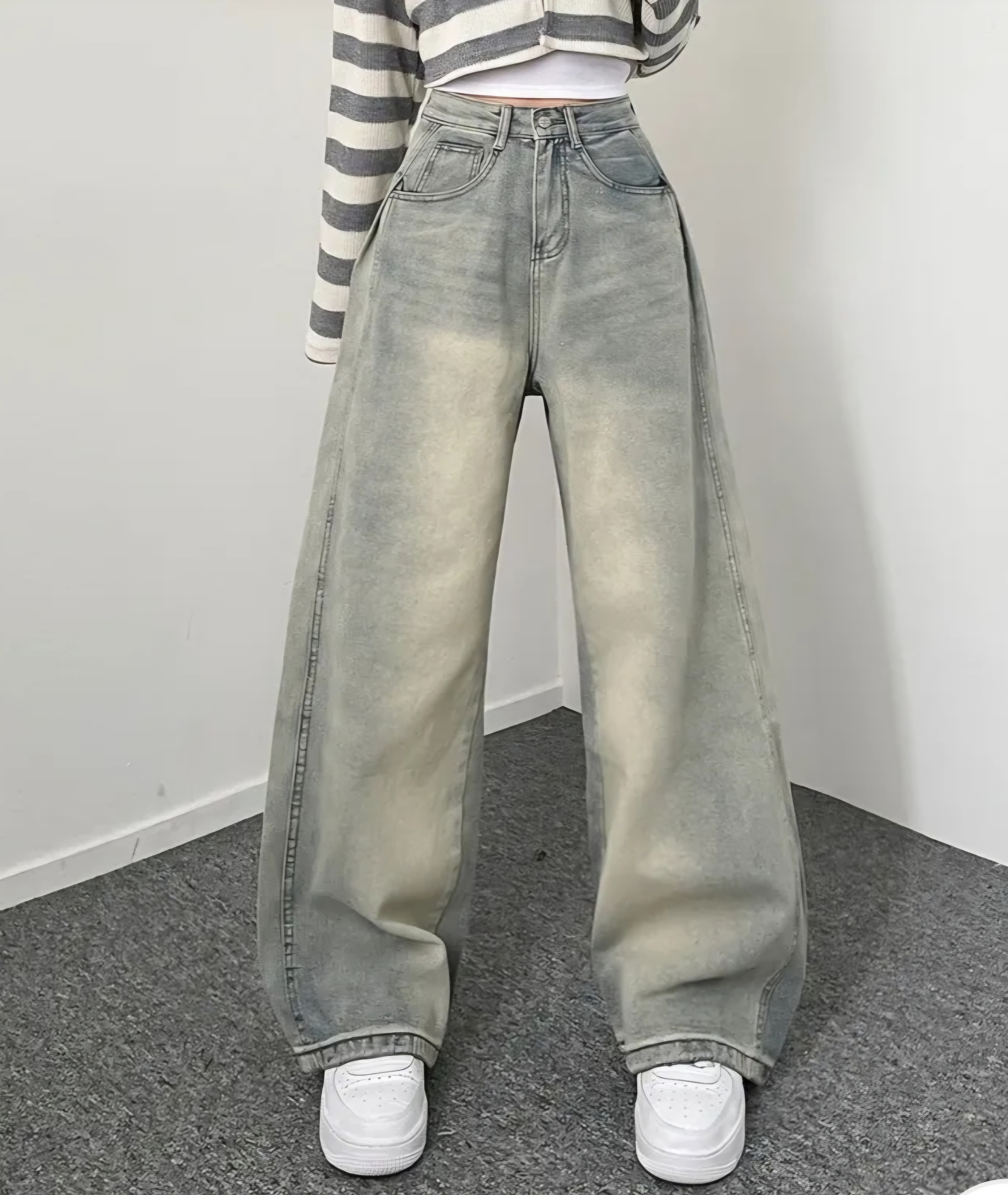 サイドタックラインワイドデニムパンツ | 詳細画像2