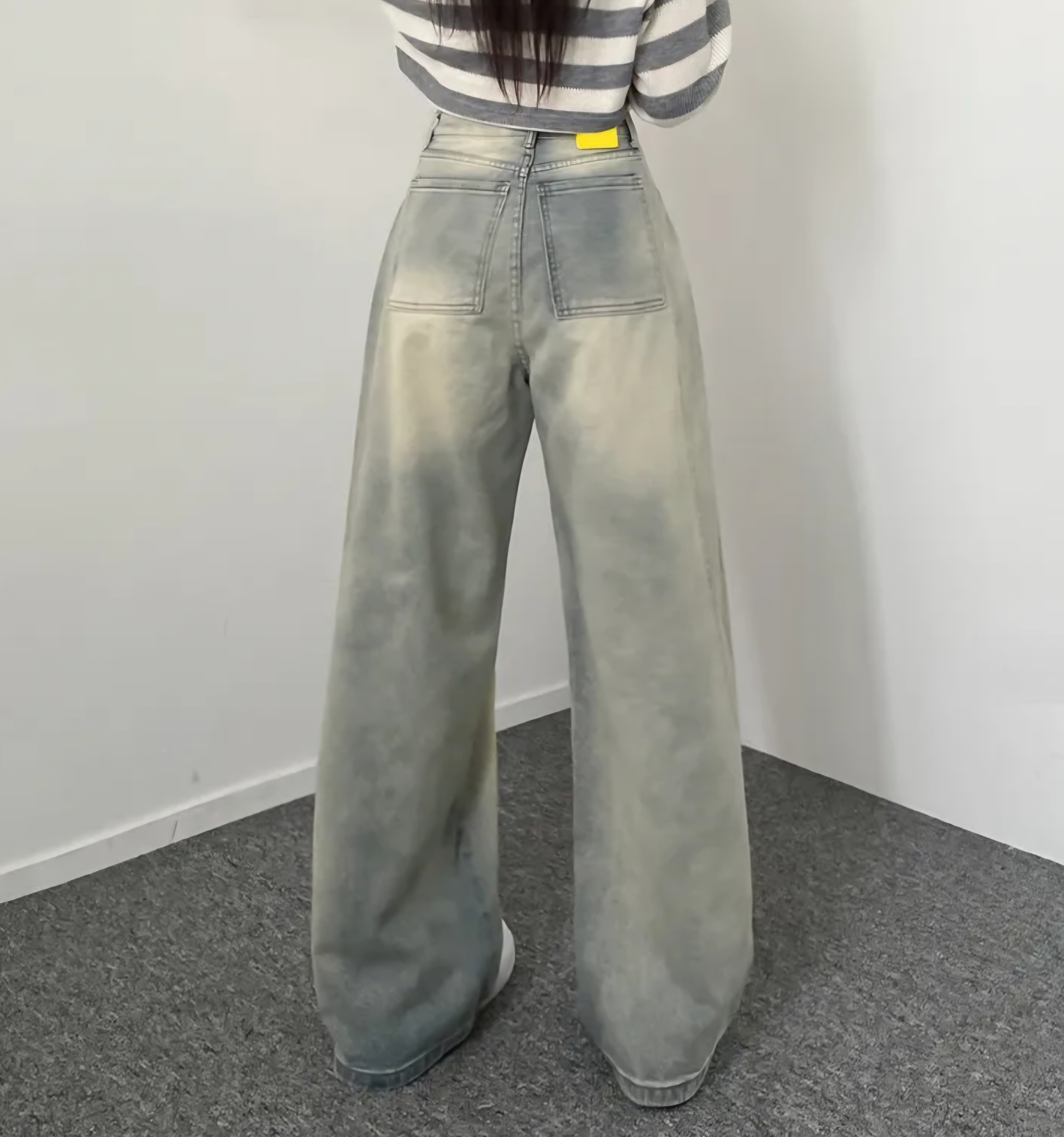 サイドタックラインワイドデニムパンツ | 詳細画像6