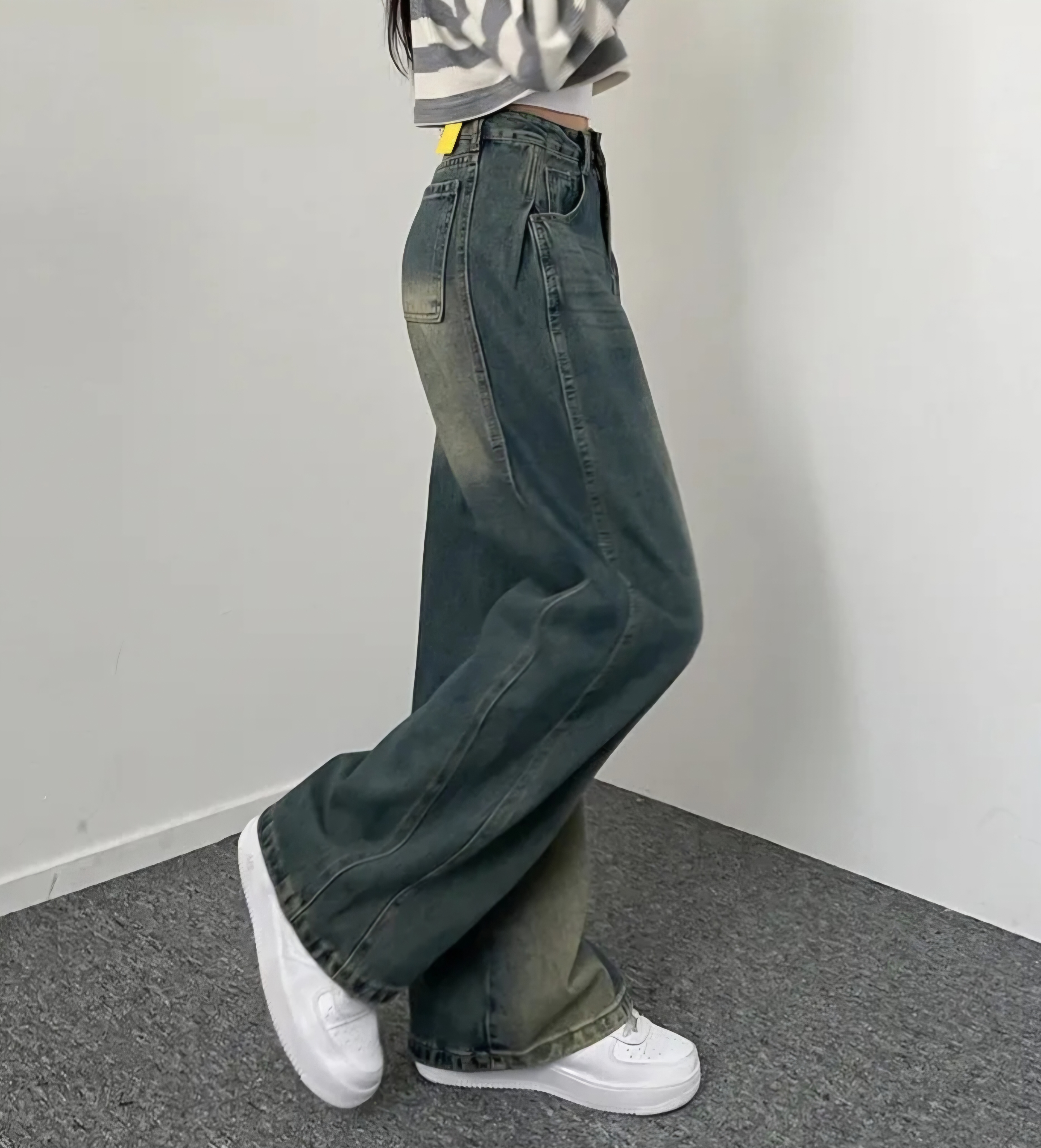 サイドタックラインワイドデニムパンツ | 詳細画像9