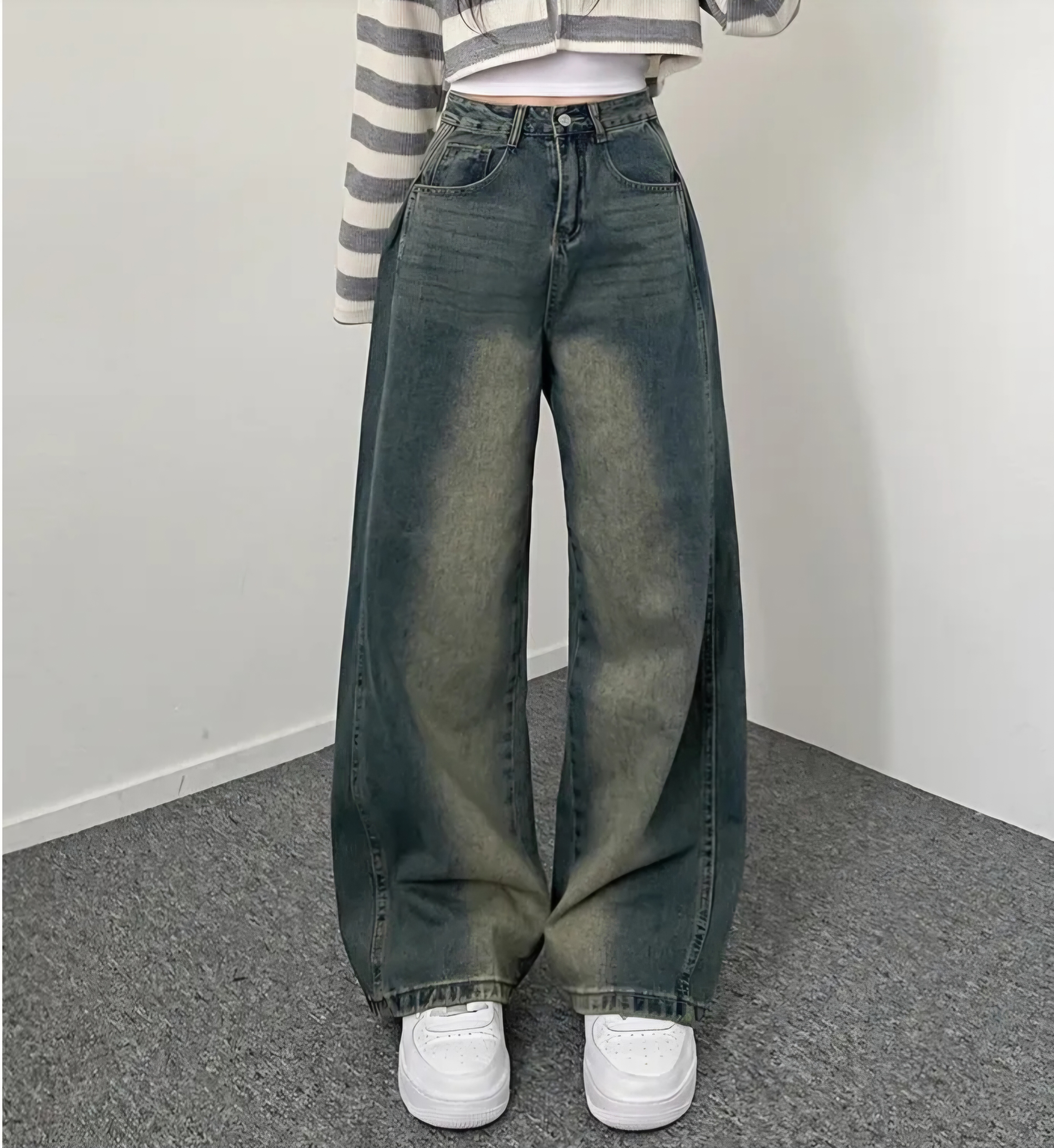 サイドタックラインワイドデニムパンツ | 詳細画像11