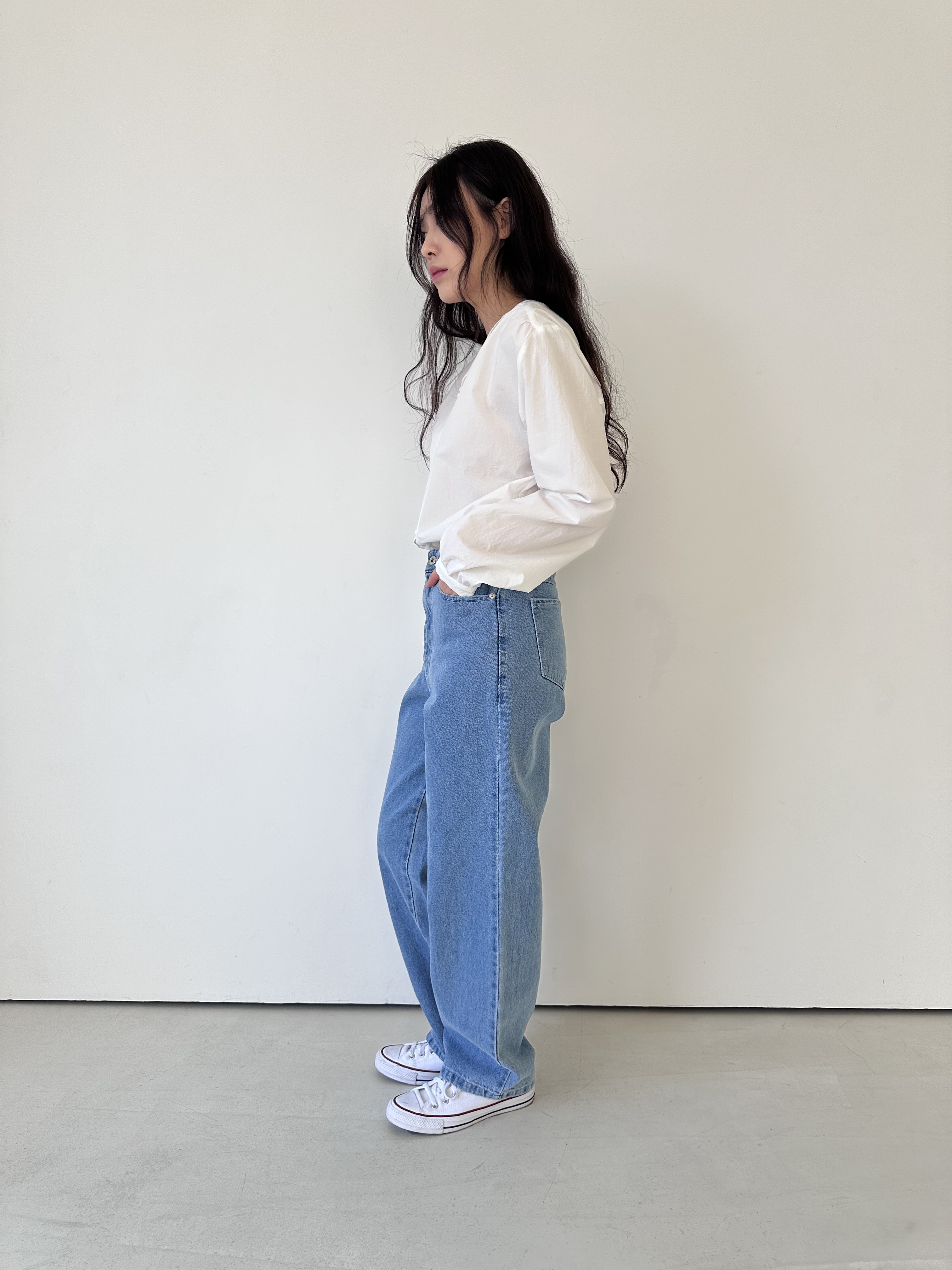 ストレートライトブルーデニムパンツ | 詳細画像10