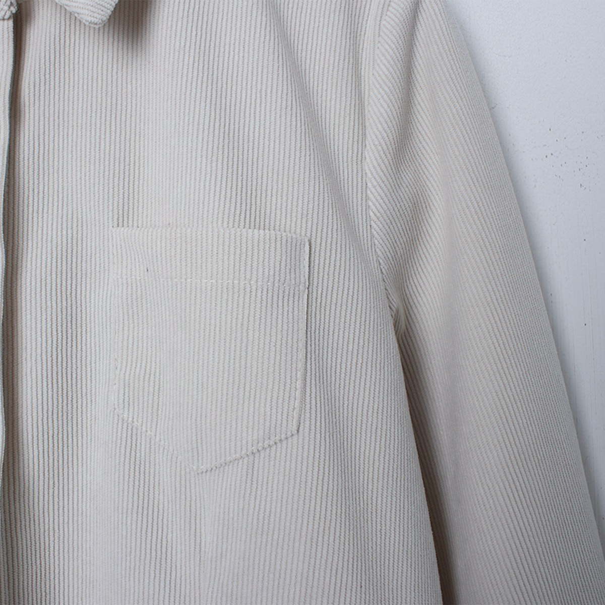 コーデュロイワンポケットダーツスリムシャツ | 詳細画像11