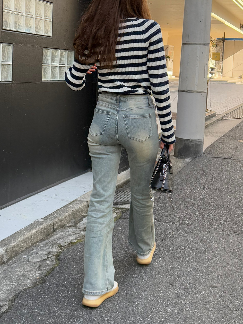 2TYPEウォッシュフレアデニムパンツ | 詳細画像5