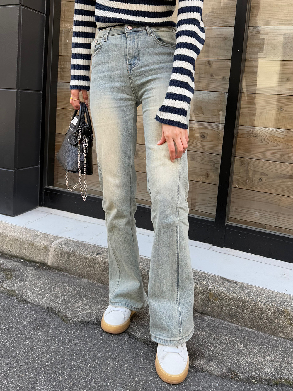 2TYPEウォッシュフレアデニムパンツ | 詳細画像12