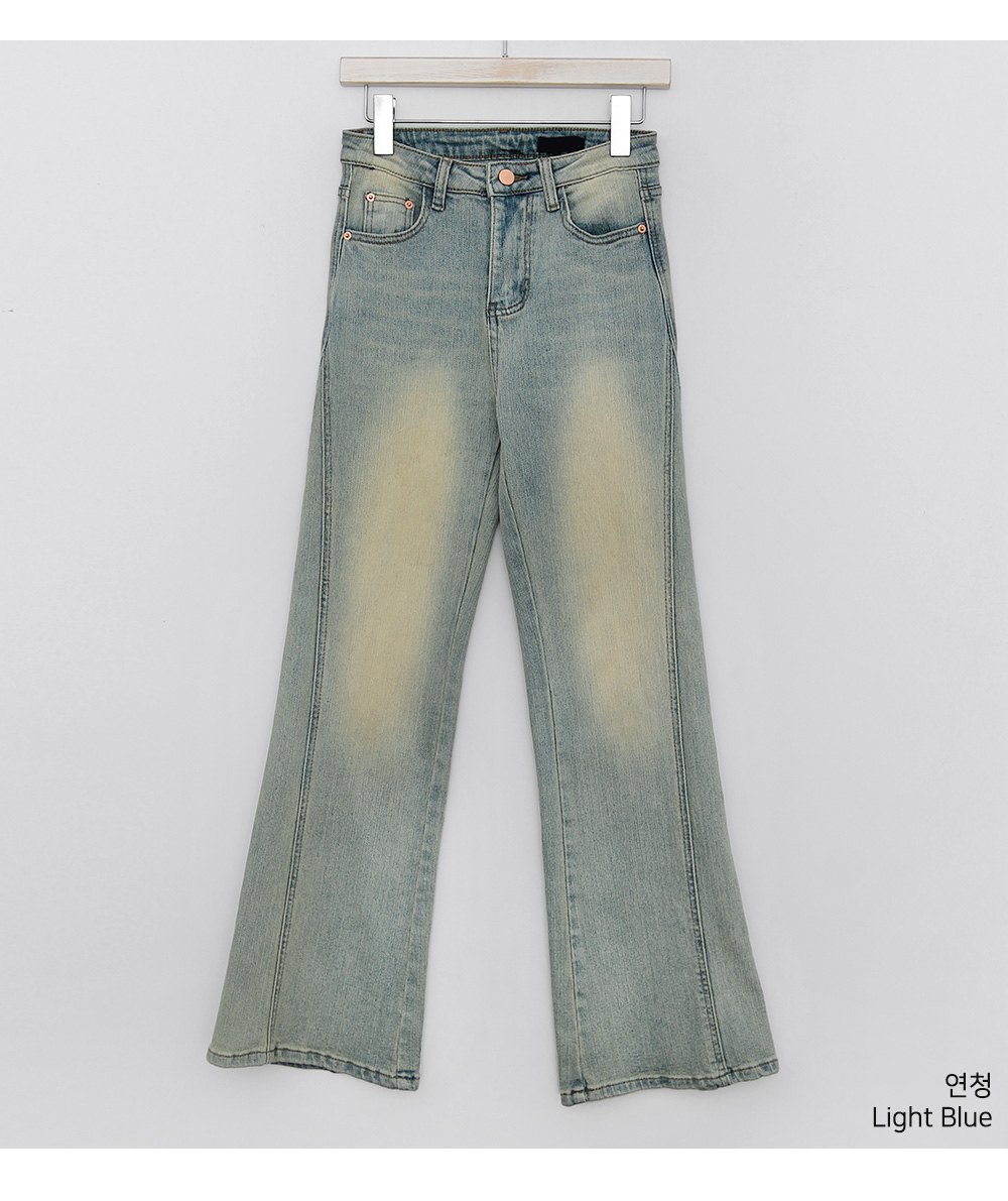 2TYPEウォッシュフレアデニムパンツ | 詳細画像13