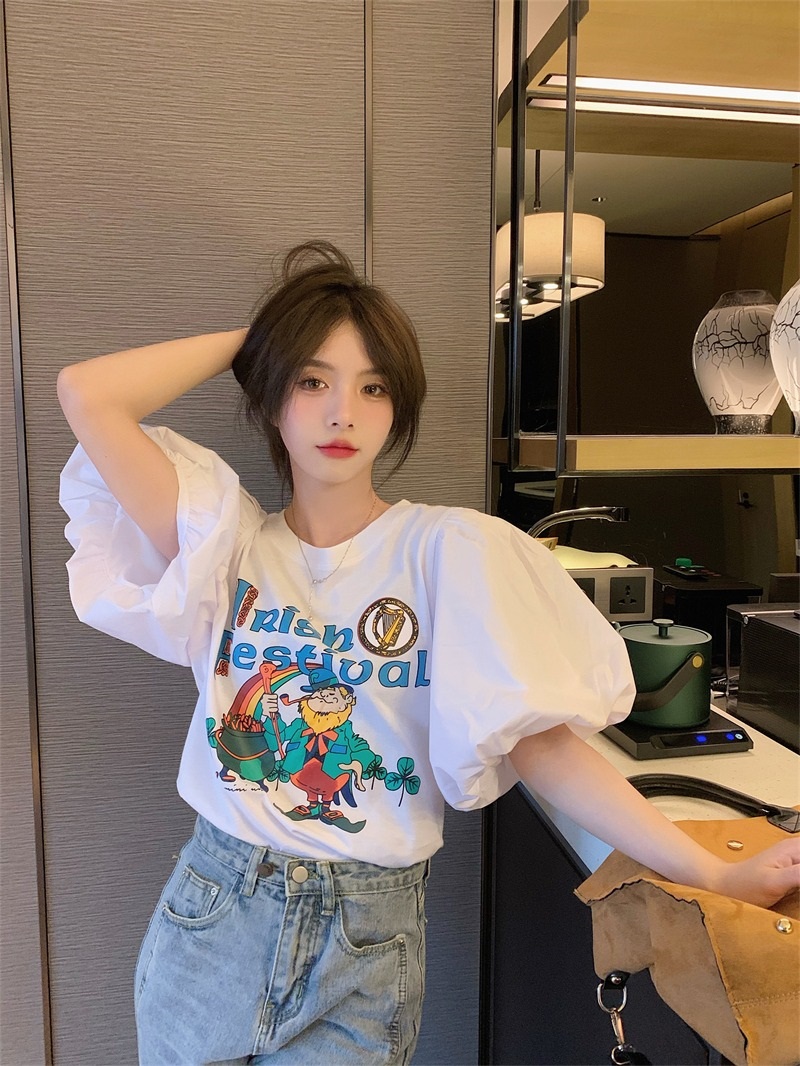 バルーン半袖プリントTシャツ | 詳細画像2