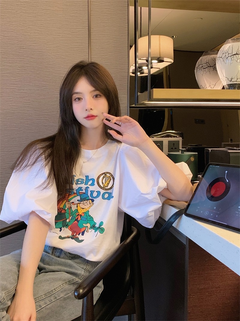 バルーン半袖プリントTシャツ | 詳細画像3