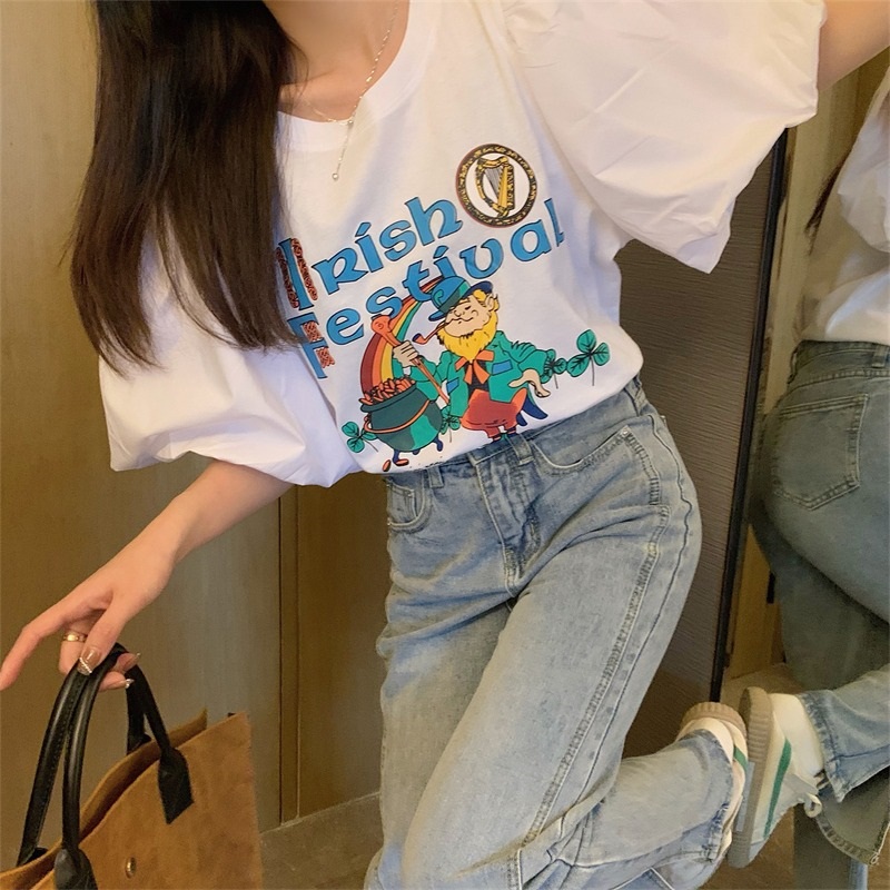 バルーン半袖プリントTシャツ | 詳細画像4