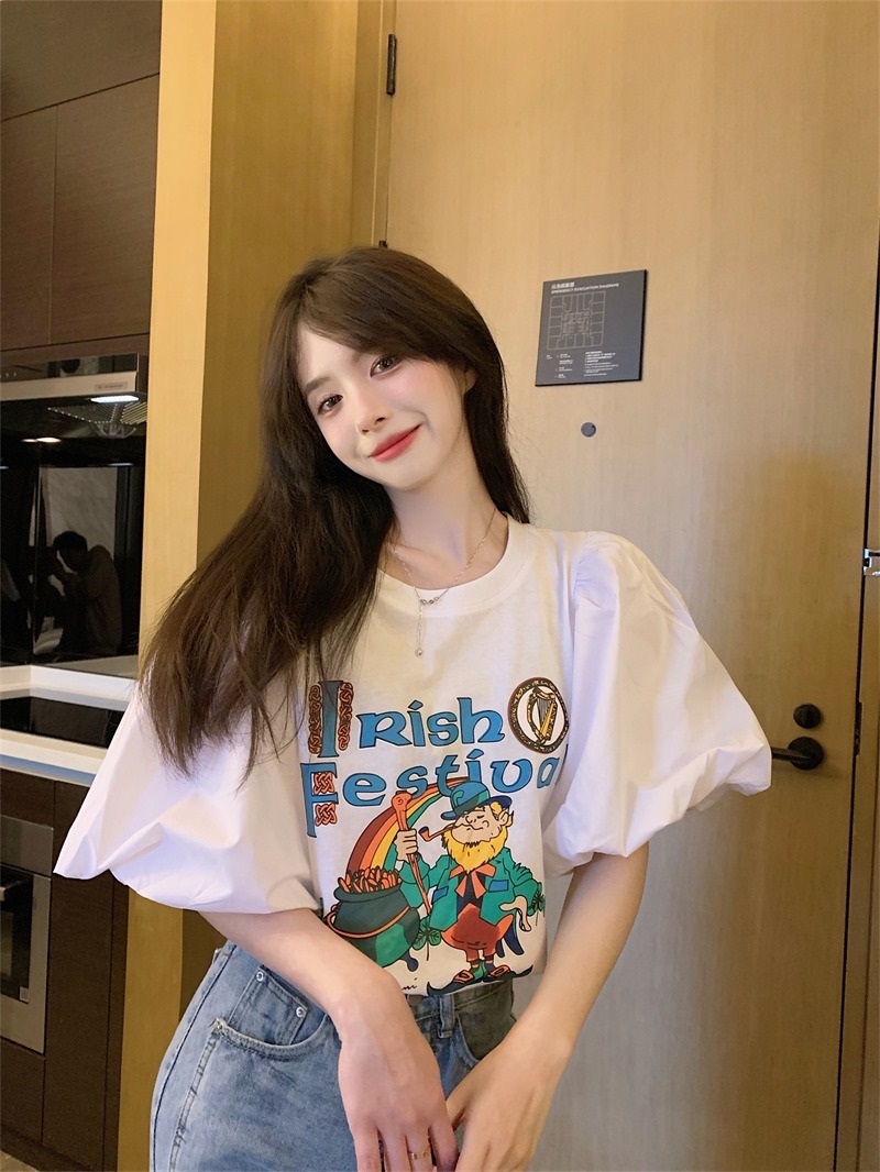 バルーン半袖プリントTシャツ | 詳細画像5