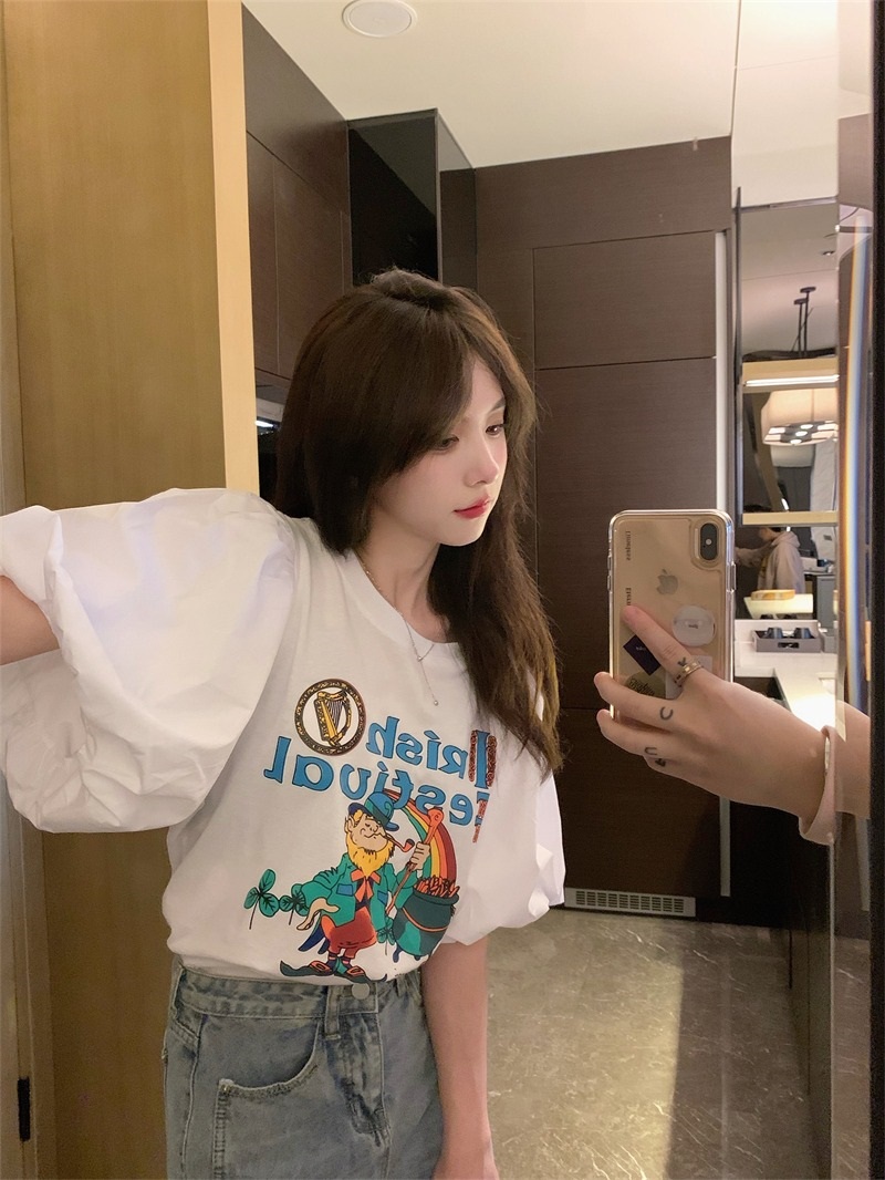 バルーン半袖プリントTシャツ | 詳細画像6