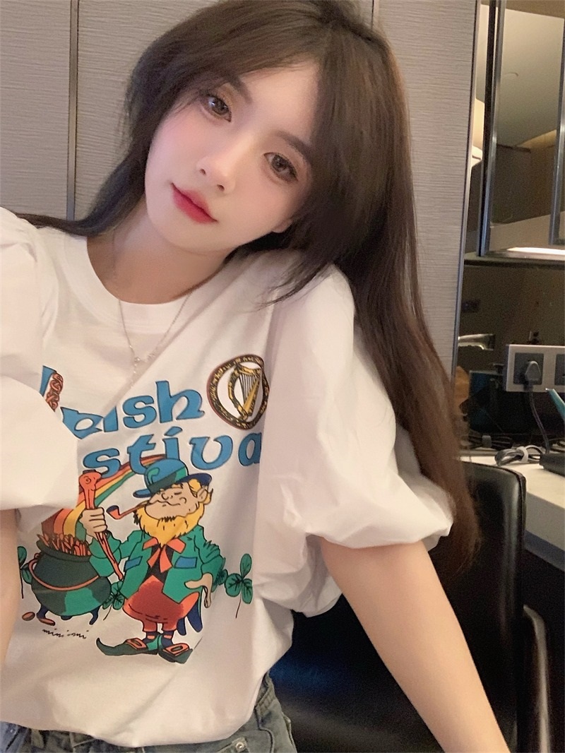バルーン半袖プリントTシャツ | 詳細画像9