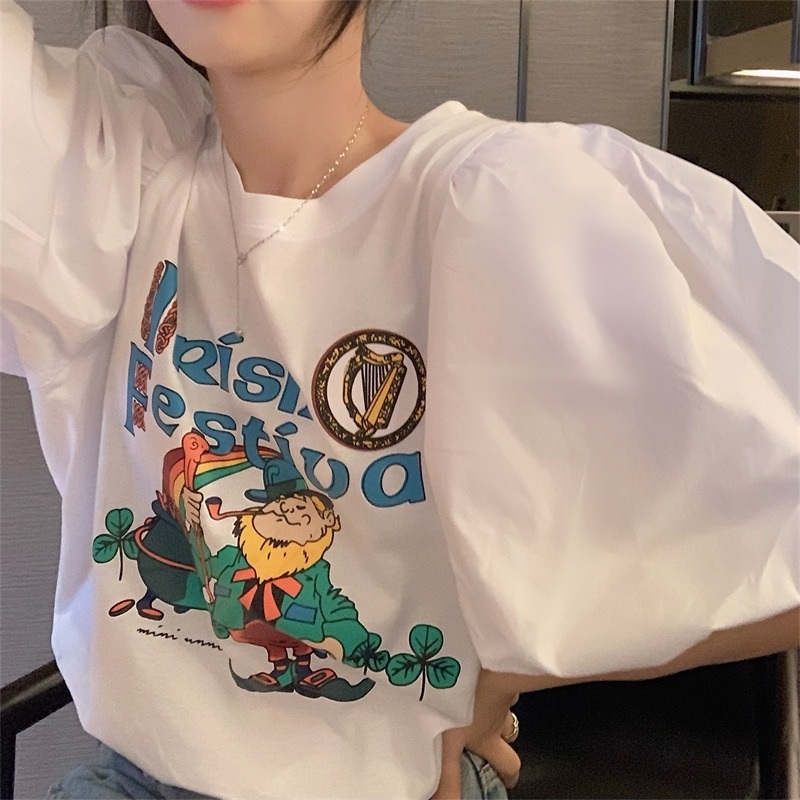 バルーン半袖プリントTシャツ | 詳細画像12