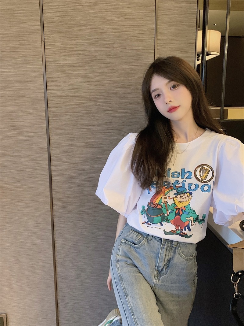 バルーン半袖プリントTシャツ | 詳細画像15