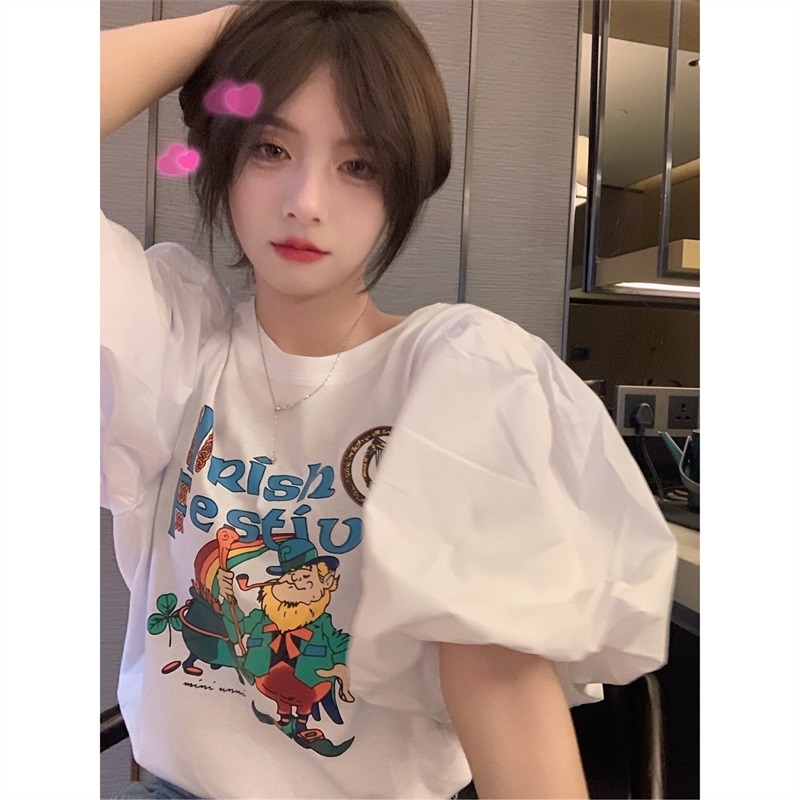 バルーン半袖プリントTシャツ | 詳細画像21