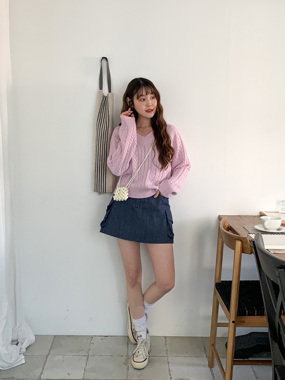 デニムカーゴスカートショートパンツ | 詳細画像11