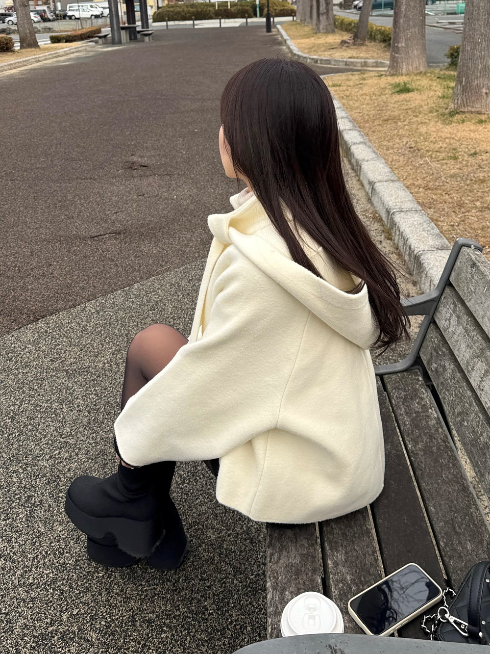 フード付ポケットラグランジャケット | 詳細画像6
