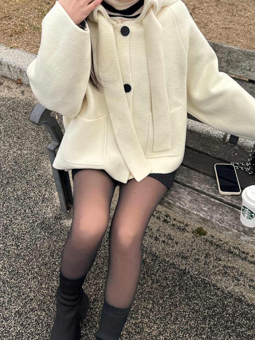 フード付ポケットラグランジャケット | 詳細画像9