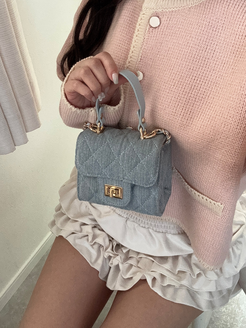 2WAYデニムキルティングバック | 詳細画像8