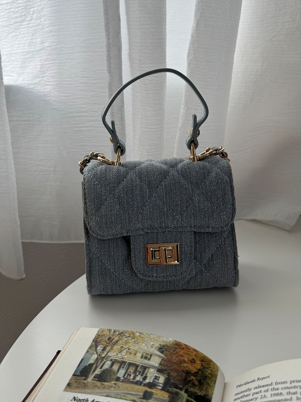 2WAYデニムキルティングバック | 詳細画像9