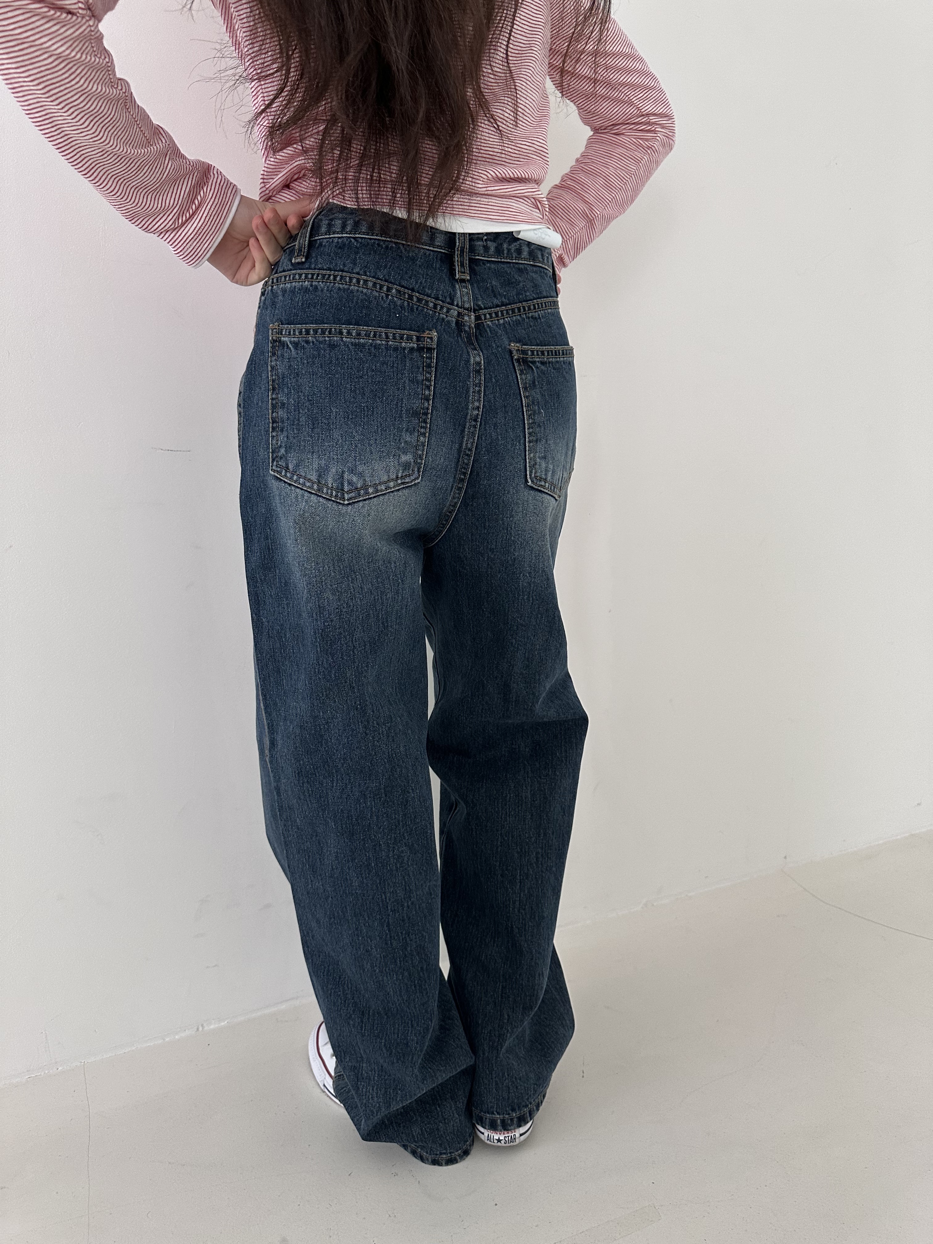タグリベットワイドデニムパンツ | 詳細画像5