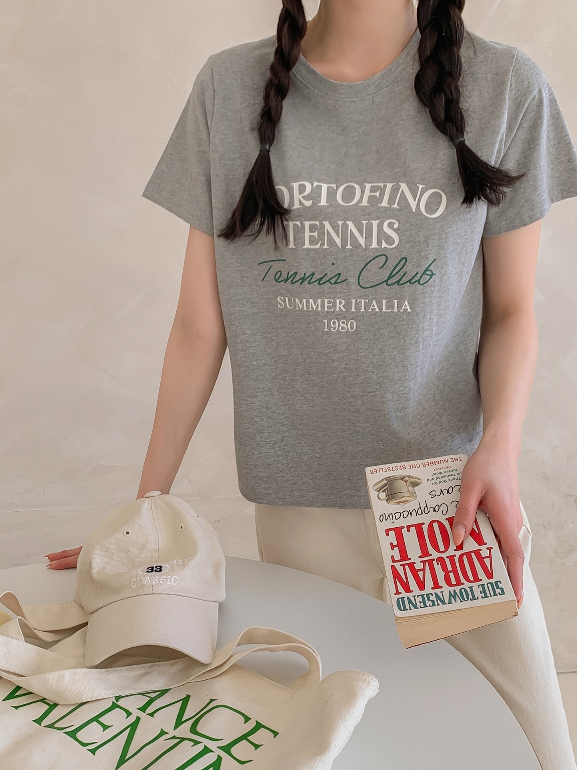 TENNISレタリング半袖Tシャツ | 詳細画像2