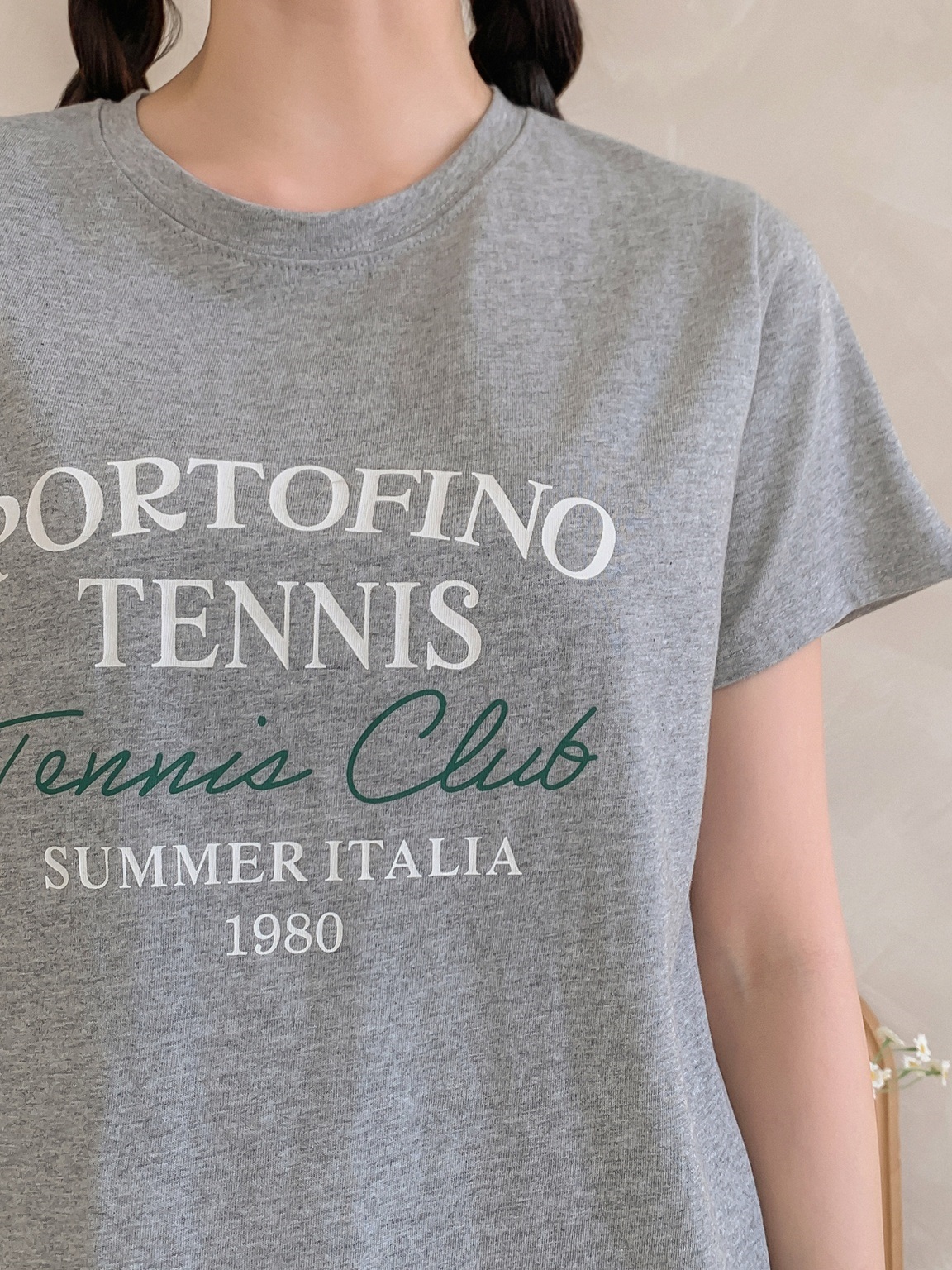 TENNISレタリング半袖Tシャツ | 詳細画像5