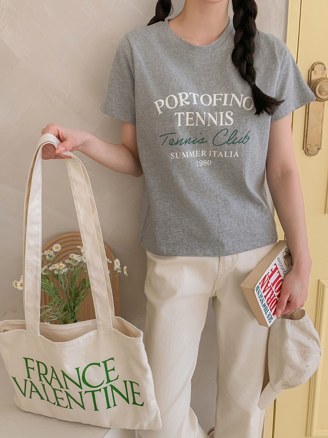 TENNISレタリング半袖Tシャツ | 詳細画像10
