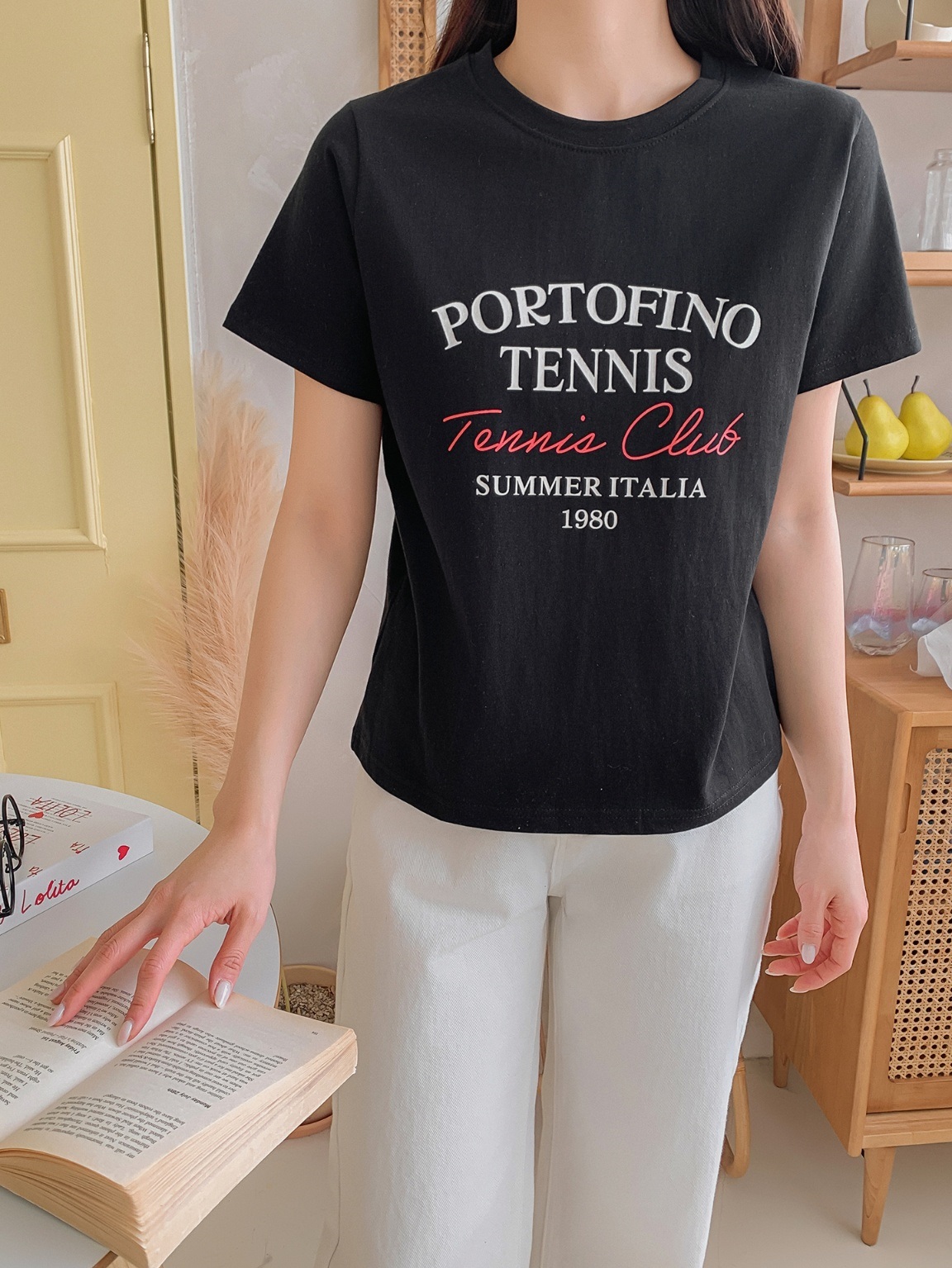 TENNISレタリング半袖Tシャツ | 詳細画像13
