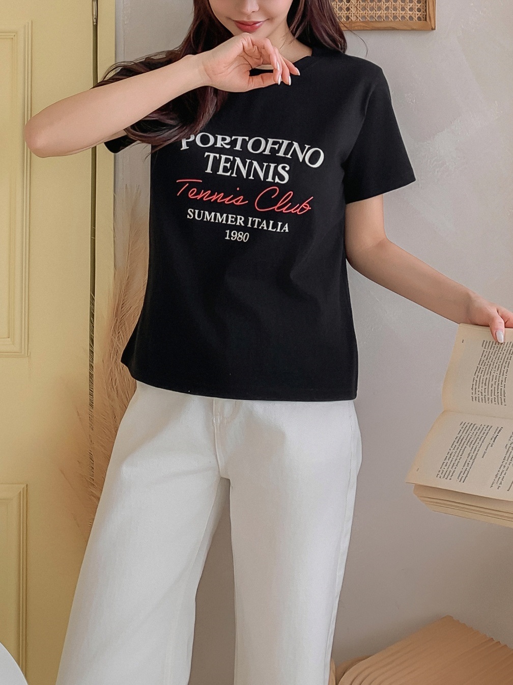 TENNISレタリング半袖Tシャツ | 詳細画像16