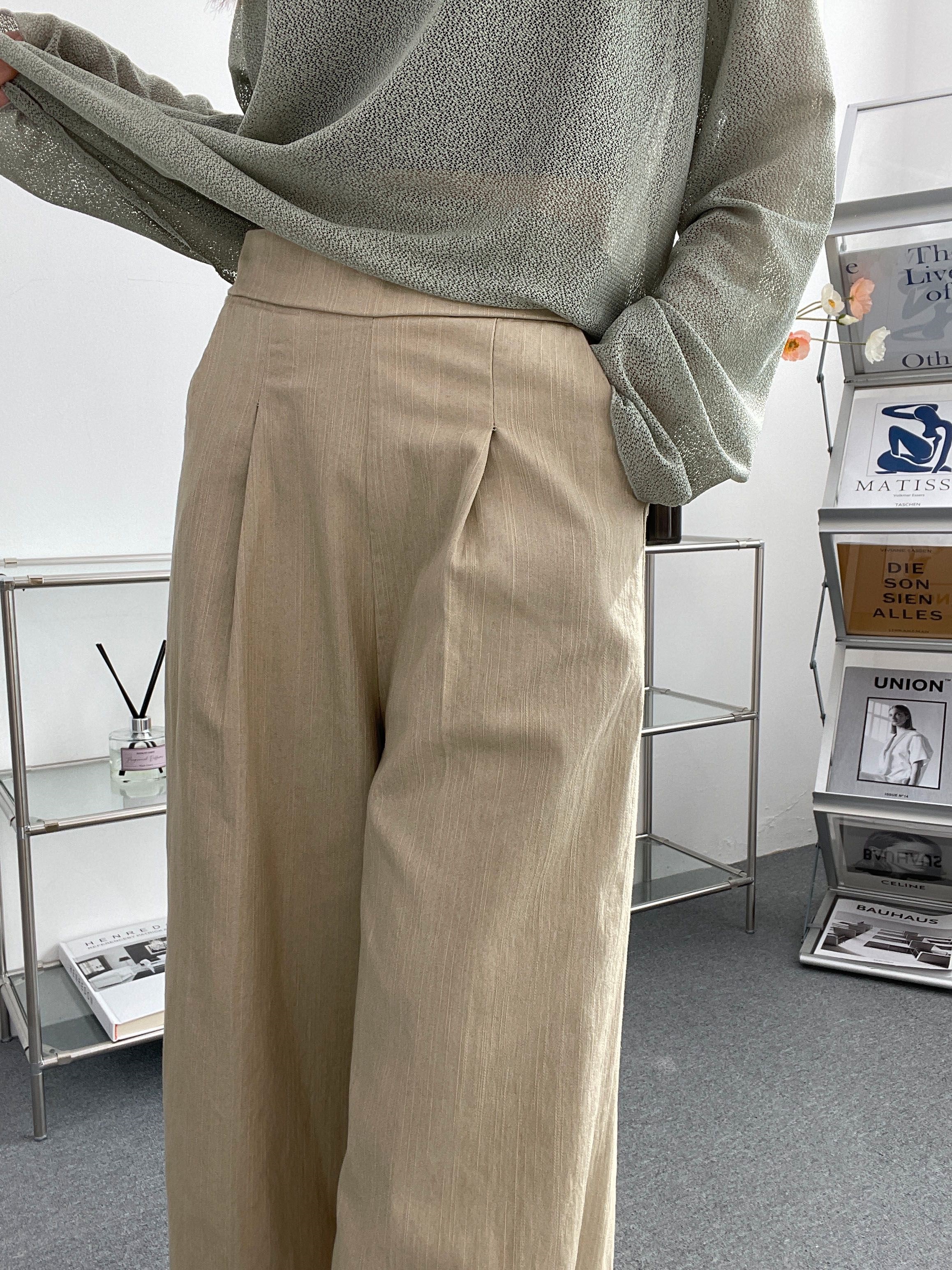 バックゴムタックワイドパンツ | 詳細画像5