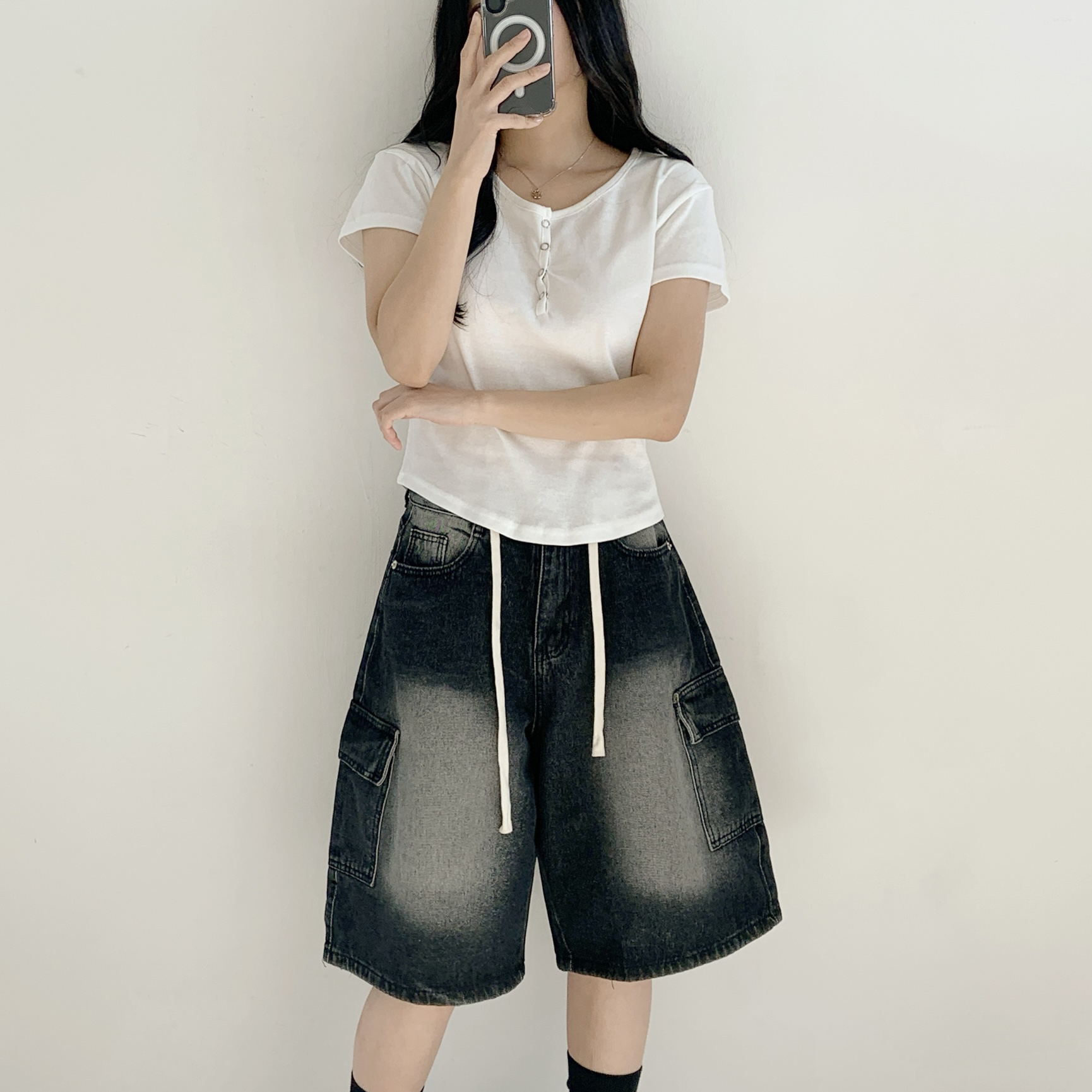 ヘンリーネックショートスリーブTシャツ | 詳細画像3