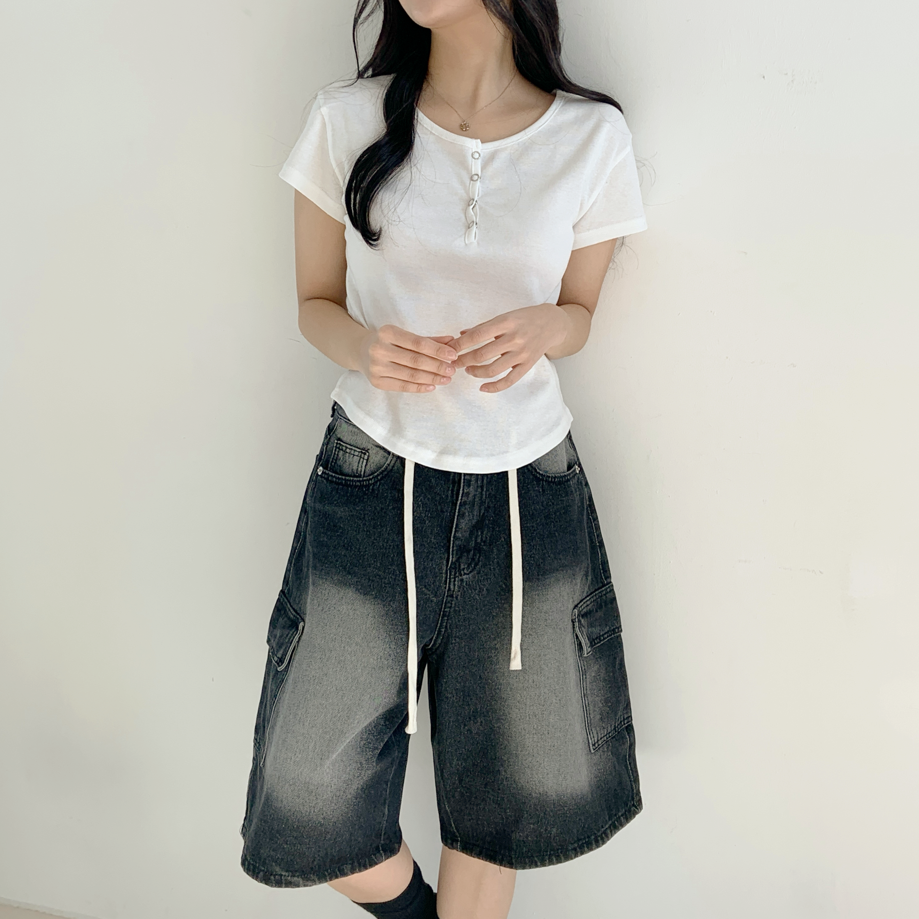ヘンリーネックショートスリーブTシャツ | 詳細画像5