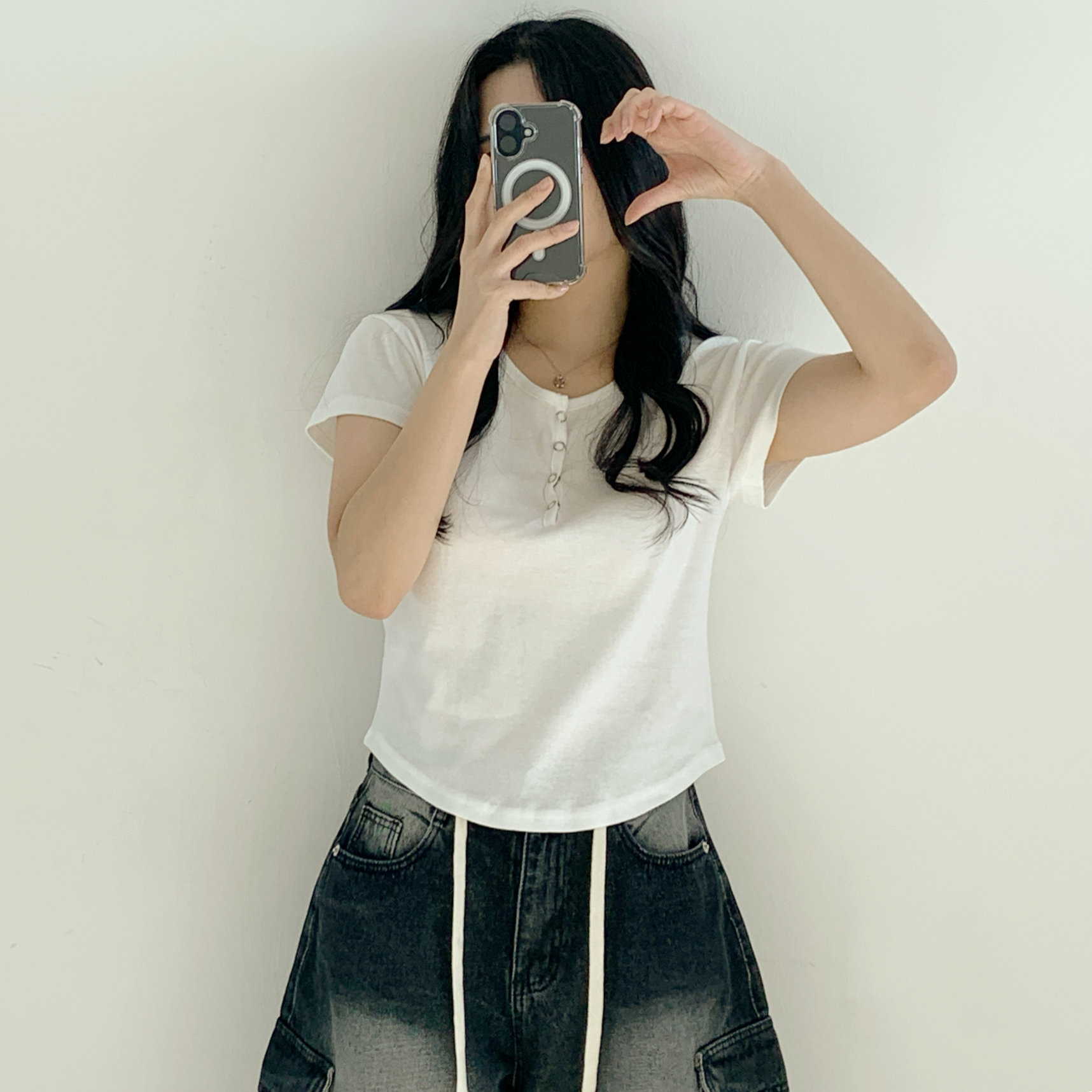 ヘンリーネックショートスリーブTシャツ | 詳細画像11