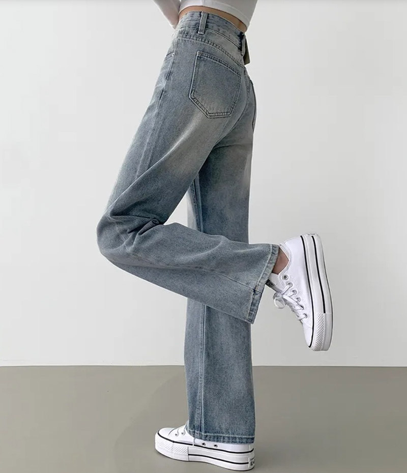ハイウエストストレートデニムパンツ | 詳細画像4