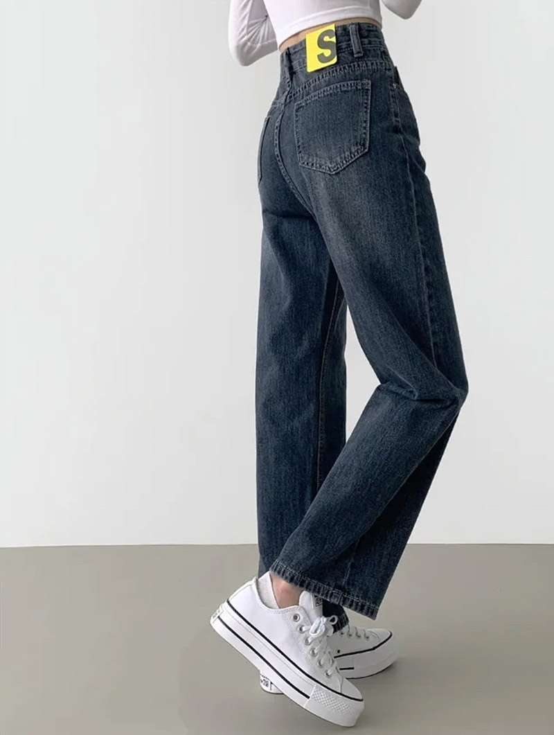 ハイウエストストレートデニムパンツ | 詳細画像9
