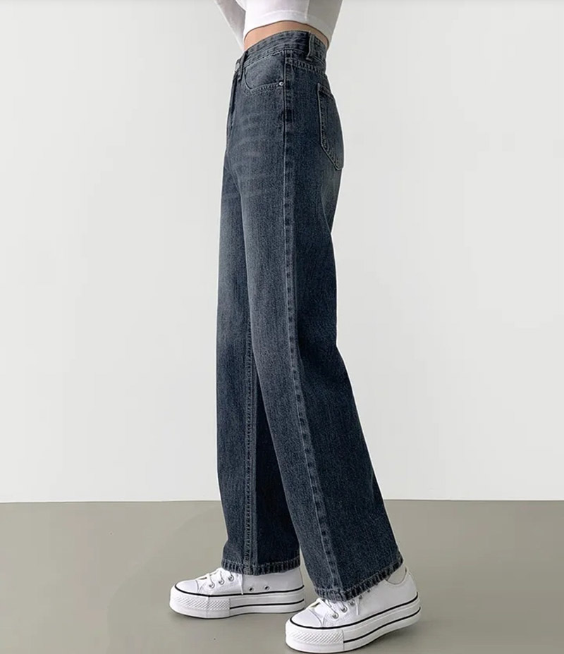 ハイウエストストレートデニムパンツ | 詳細画像10
