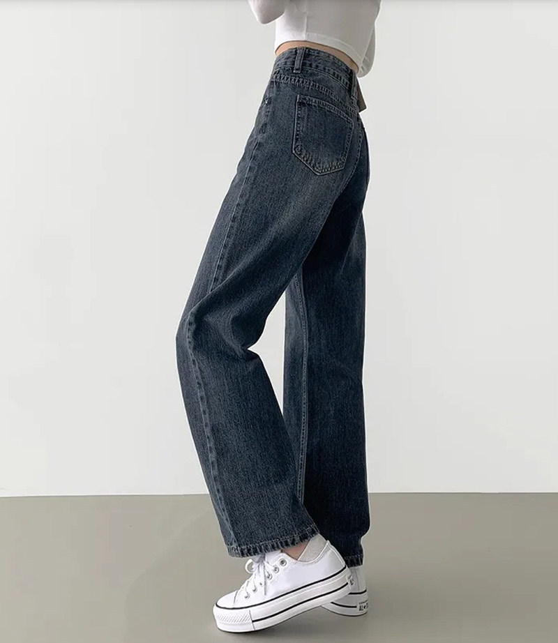 ハイウエストストレートデニムパンツ | 詳細画像11