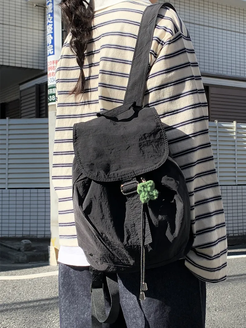 バックルブラックバックパック | anyonemore | 詳細画像1