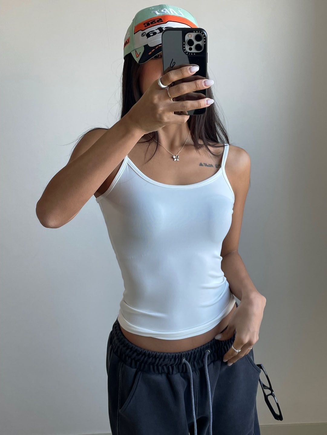 Uネックスリムキャミソール | 詳細画像2