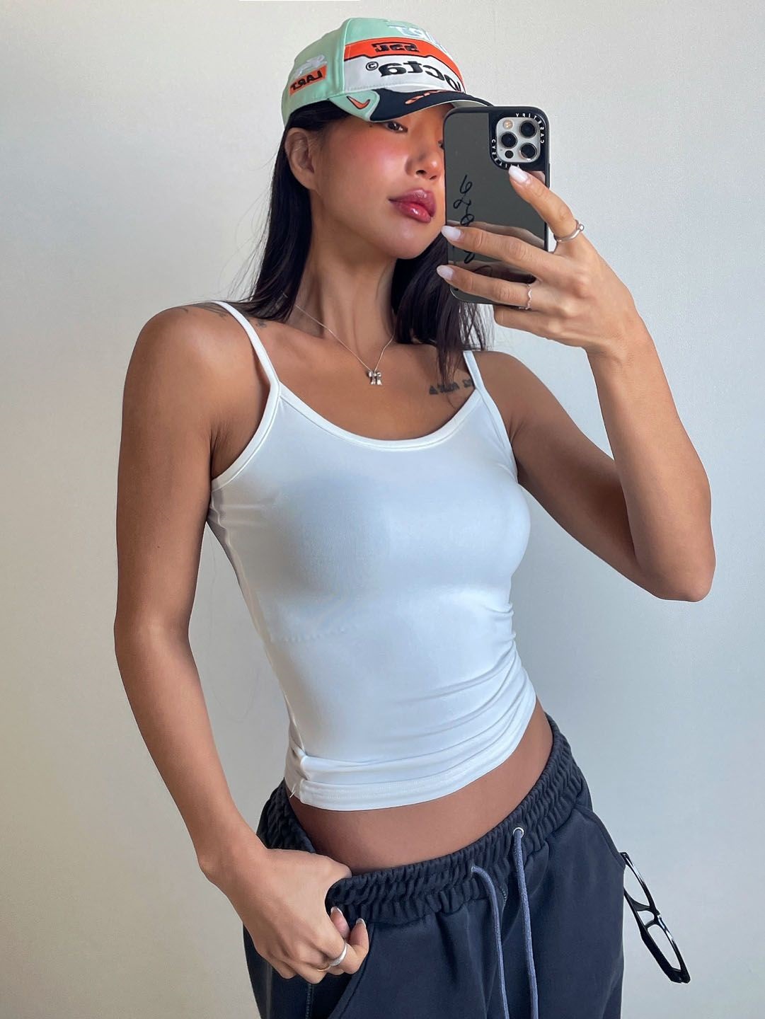 Uネックスリムキャミソール | 詳細画像11