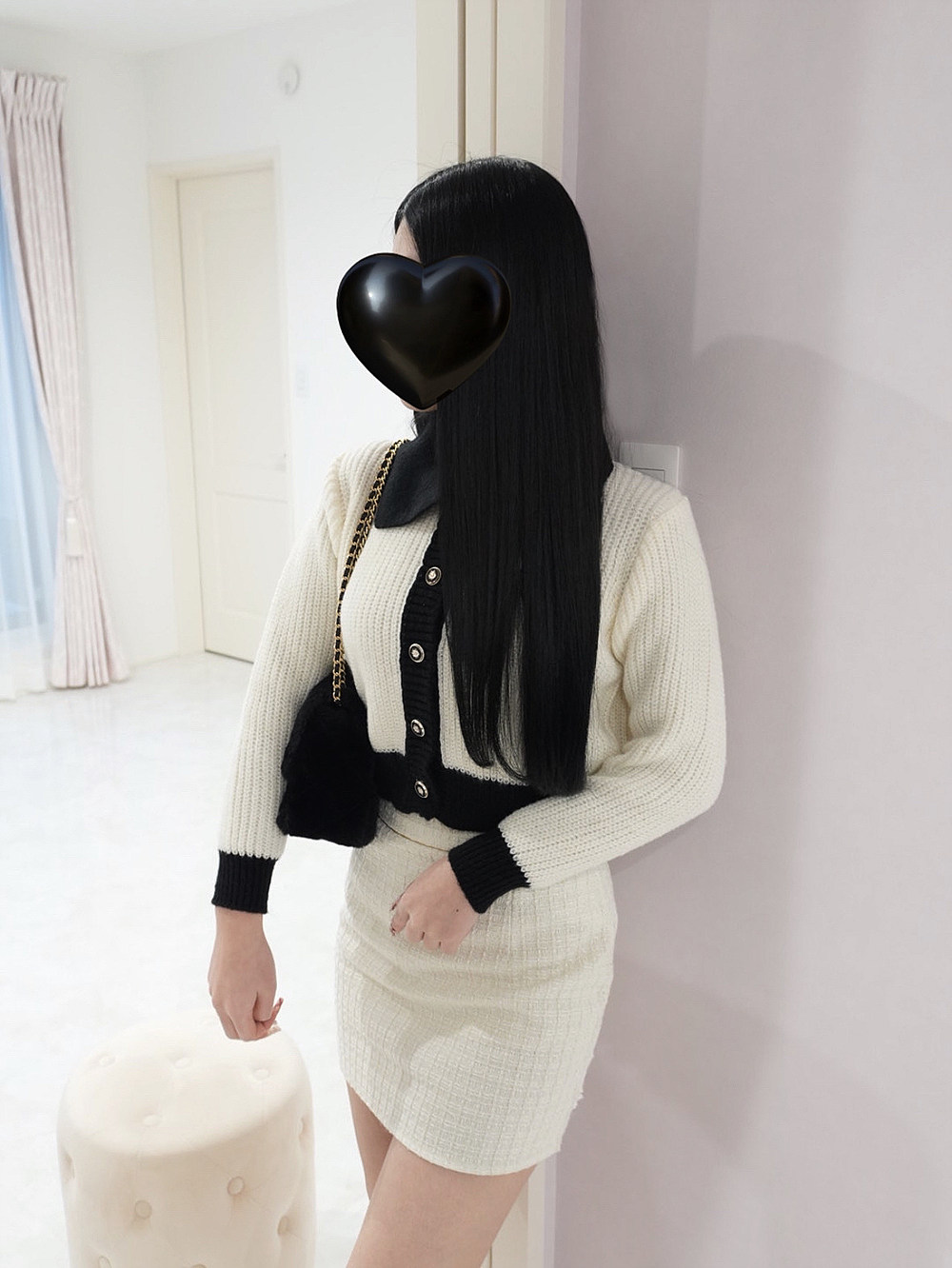 パンツ裏地ツイードパイピングミニスカート | 詳細画像8