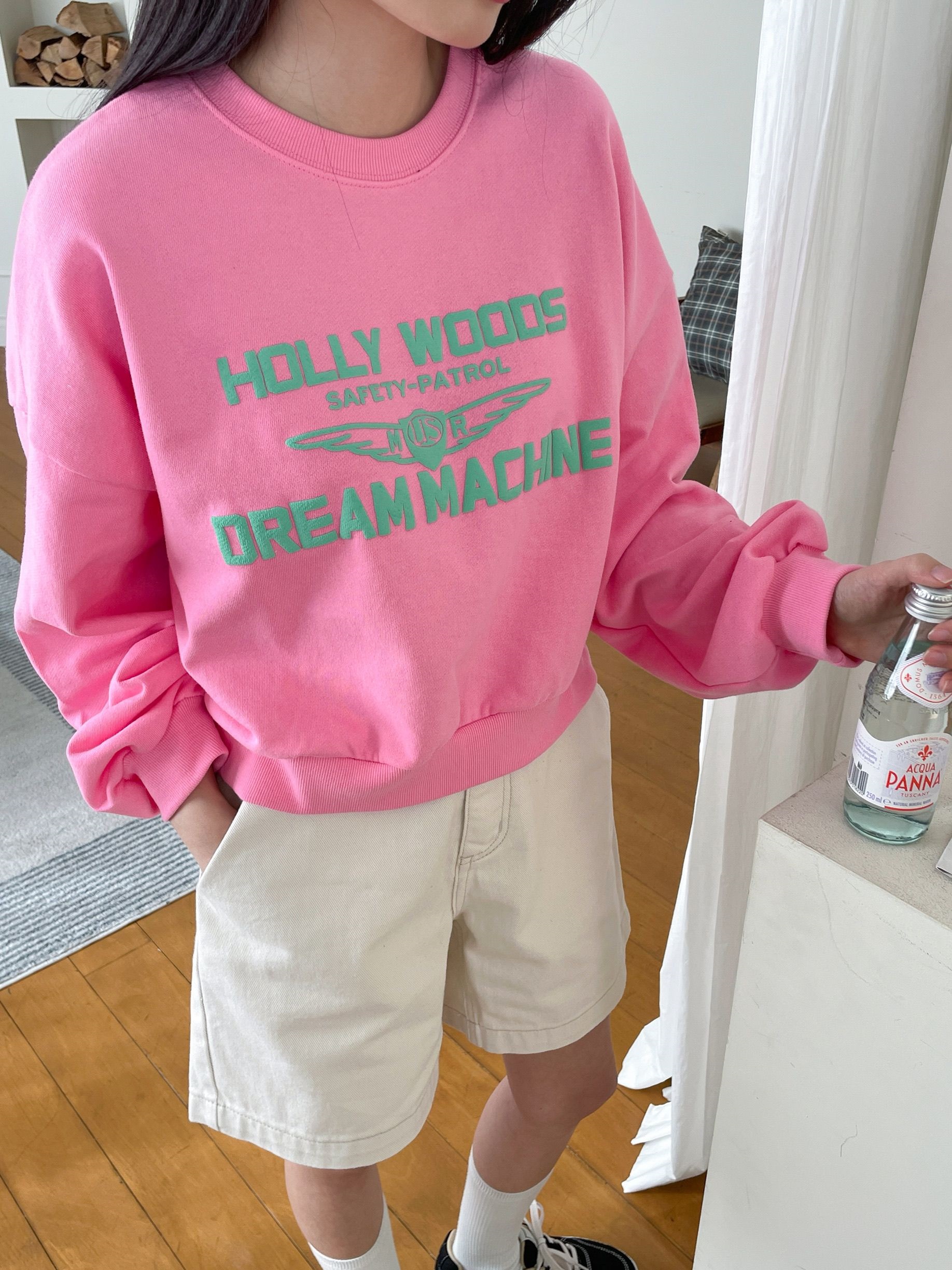 HOLLY WOODSロゴクロップドスウェット | 詳細画像6