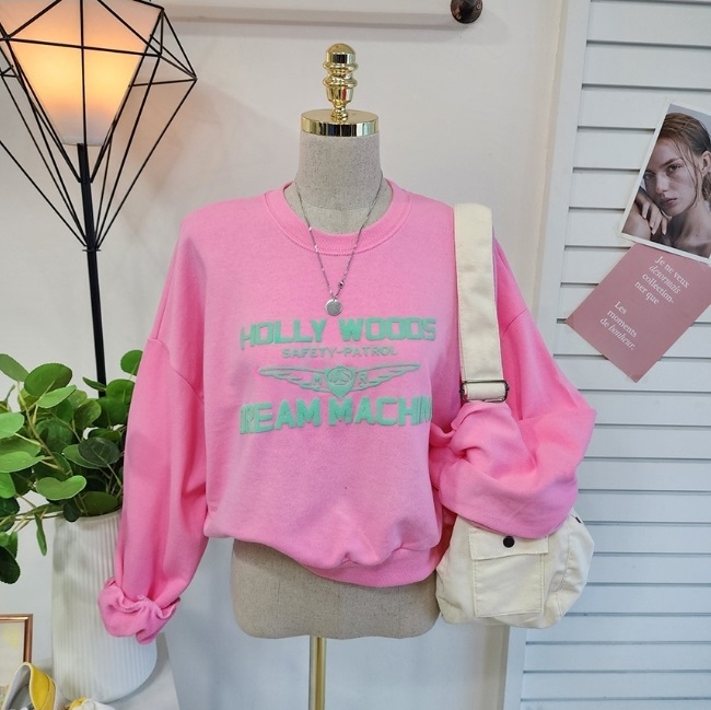 HOLLY WOODSロゴクロップドスウェット | 詳細画像10